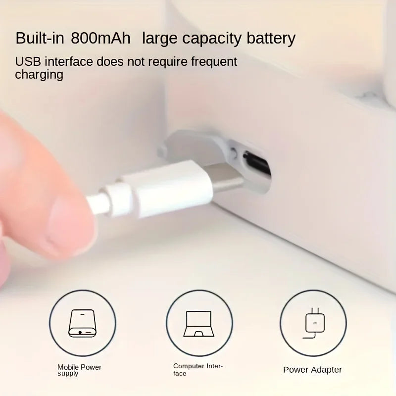 Intelligent desktop water dispenser, universal Type-C charging for desktop water dispensers, used for home office camping trips