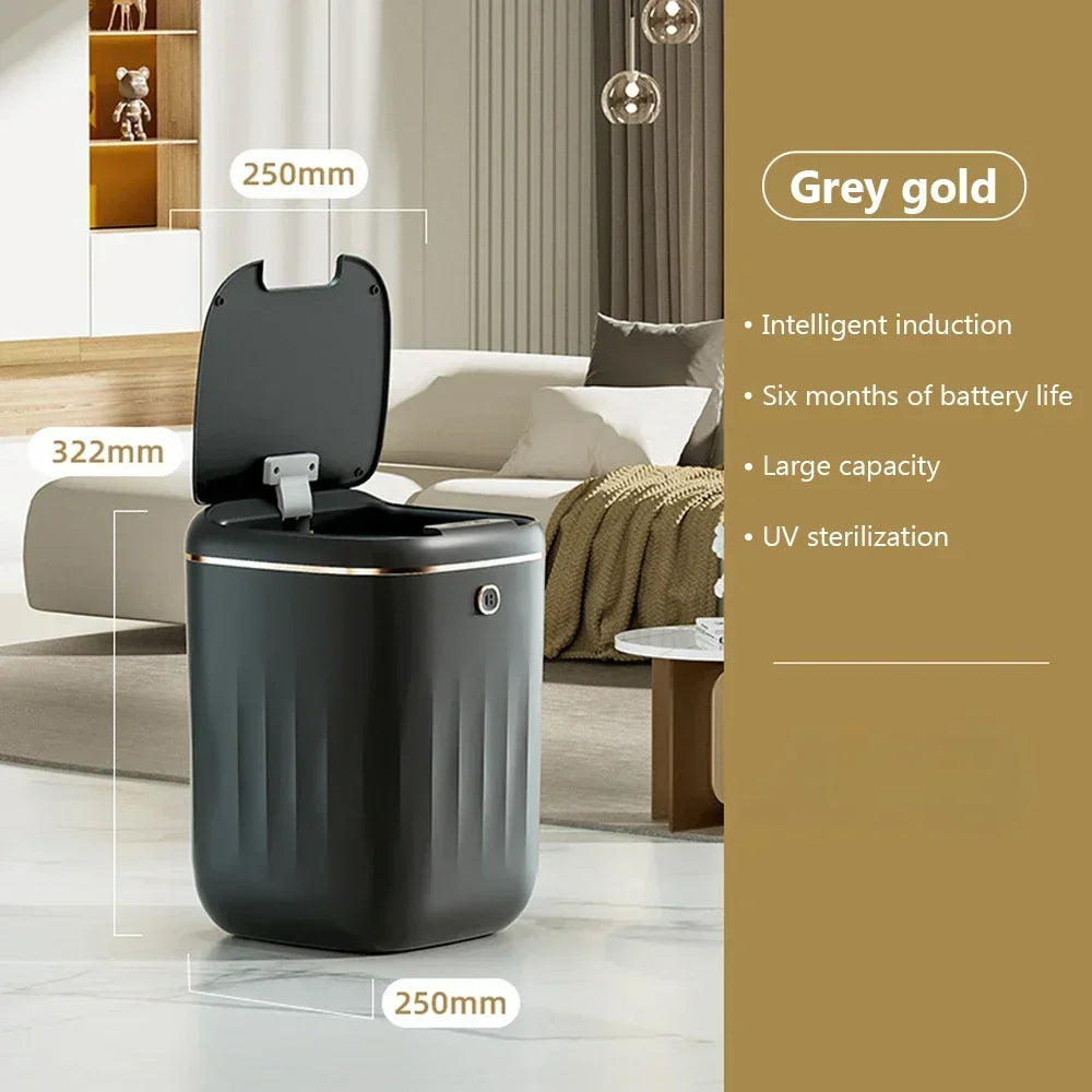 XIAOMI 20L Automatic Sensor Trash Can Rechargeable Smart Dustbin For Bathroom Toilet Touchless Wastebasket With Lid Smart Home