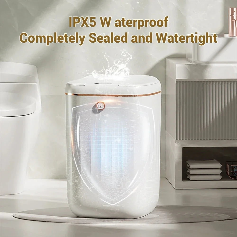 XIAOMI 20L Automatic Sensor Trash Can Rechargeable Smart Dustbin For Bathroom Toilet Touchless Wastebasket With Lid Smart Home