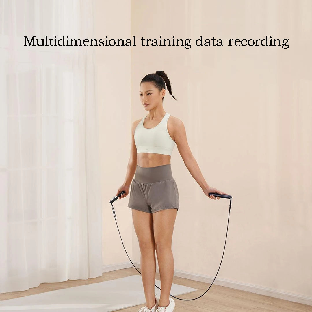 Smart Skipping Jump Rope Digital Counter with App Adjustable Calorie Calculation Sport Fitness Exercise Lose Weight