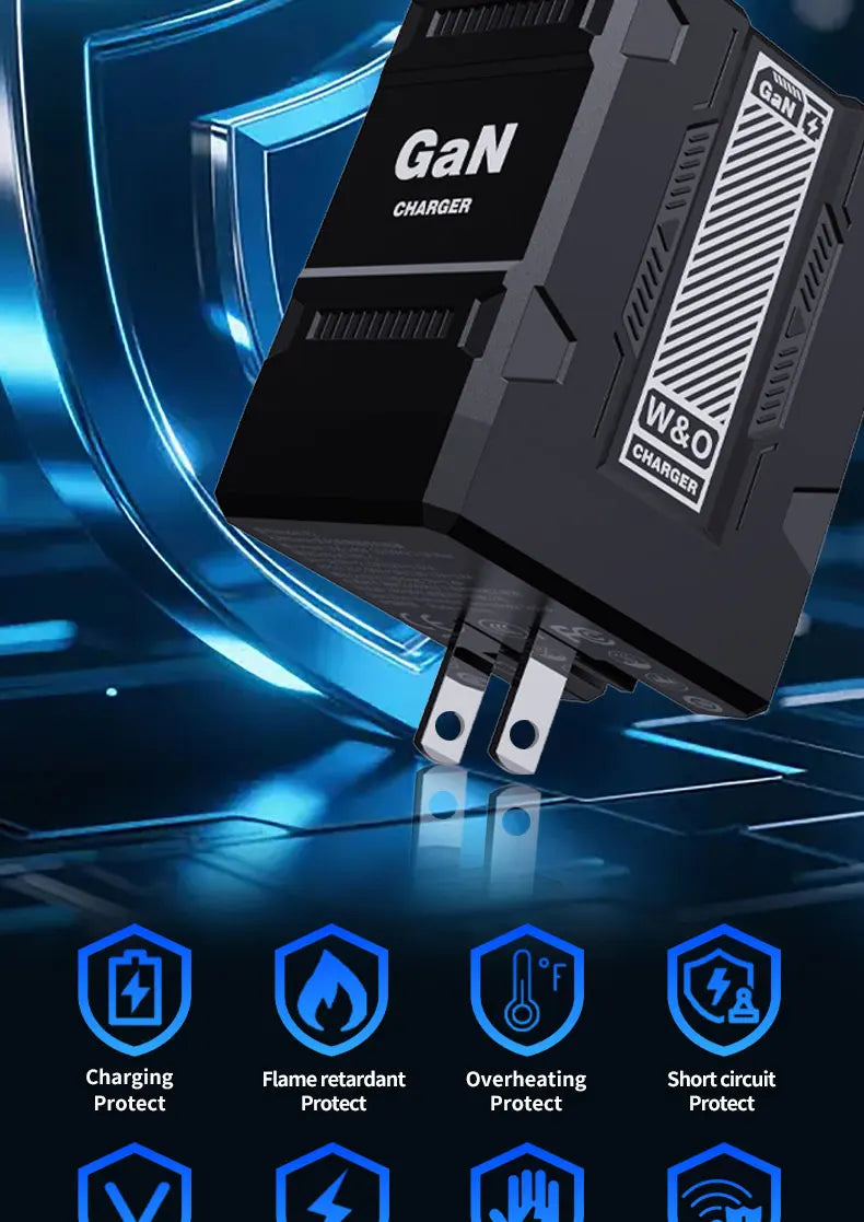 GaN 20W Fast charging PD3.0 Charger Type C lighting For iPhone 12 13 Samsung Huawei Xiaomi Mobile Phone EU/US Plug Wall Charger