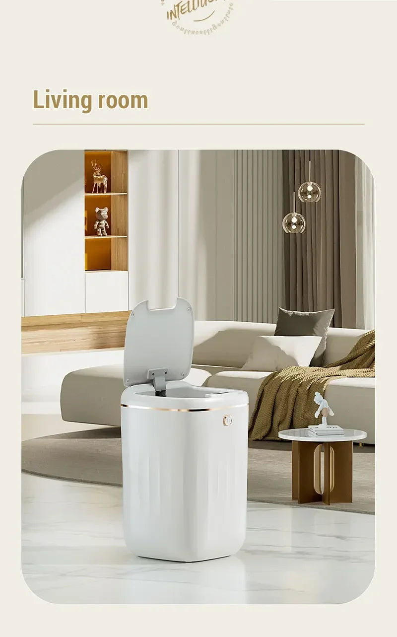XIAOMI 20L Automatic Sensor Trash Can Rechargeable Smart Dustbin For Bathroom Toilet Touchless Wastebasket With Lid Smart Home