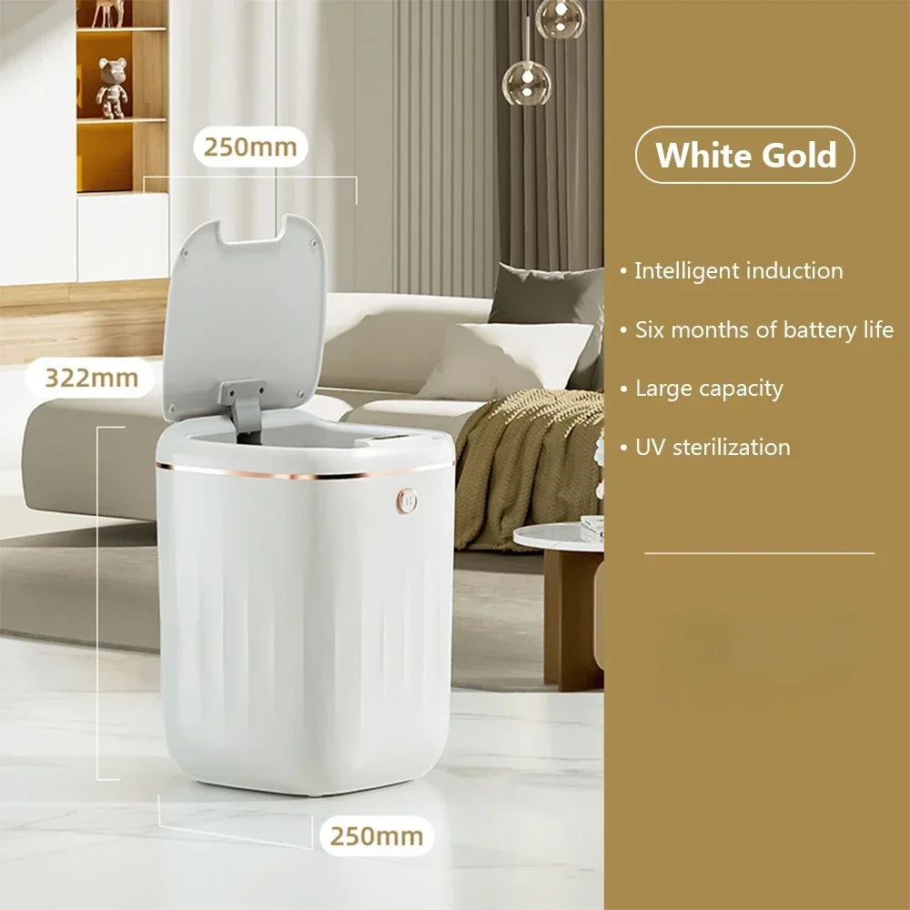 XIAOMI 20L Automatic Sensor Trash Can Rechargeable Smart Dustbin For Bathroom Toilet Touchless Wastebasket With Lid Smart Home
