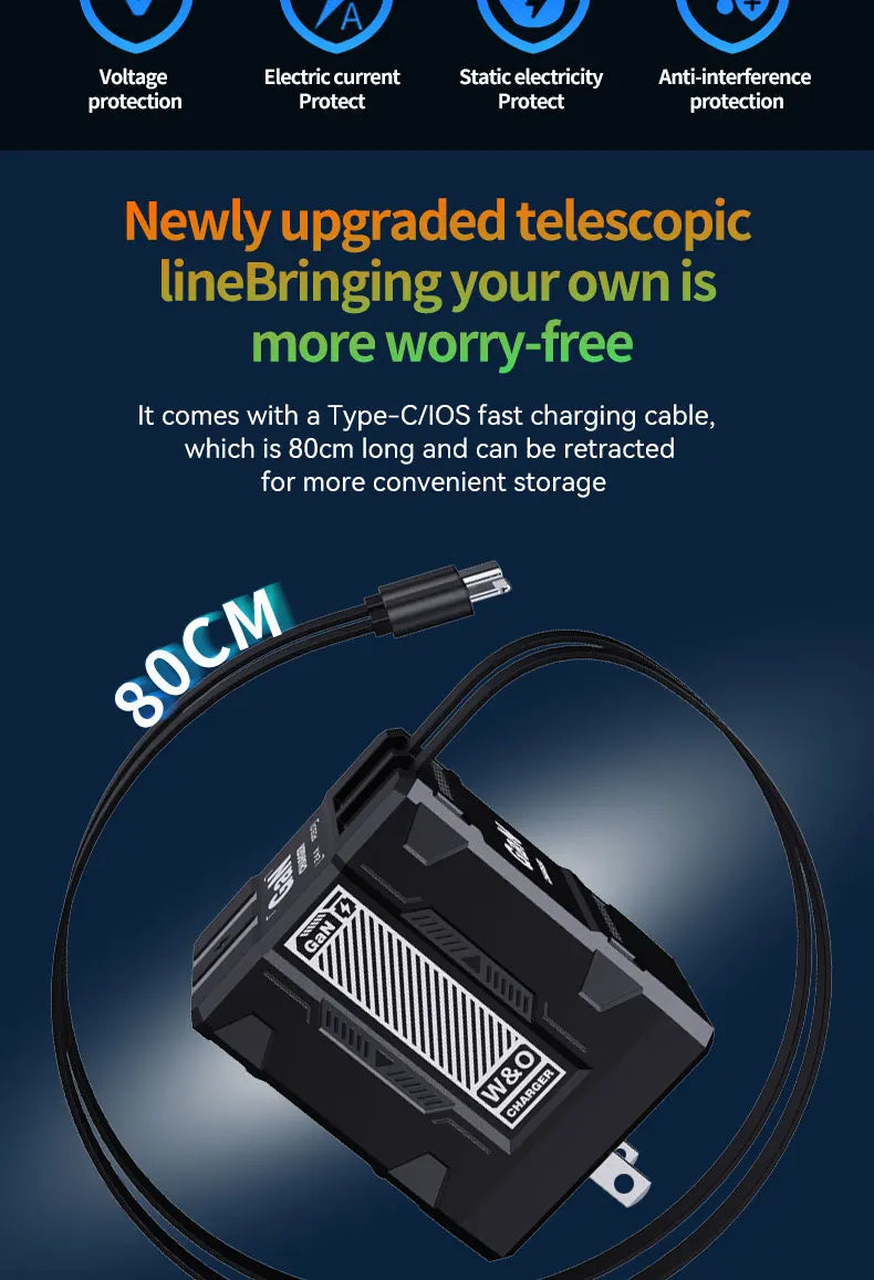 GaN 20W Fast charging PD3.0 Charger Type C lighting For iPhone 12 13 Samsung Huawei Xiaomi Mobile Phone EU/US Plug Wall Charger
