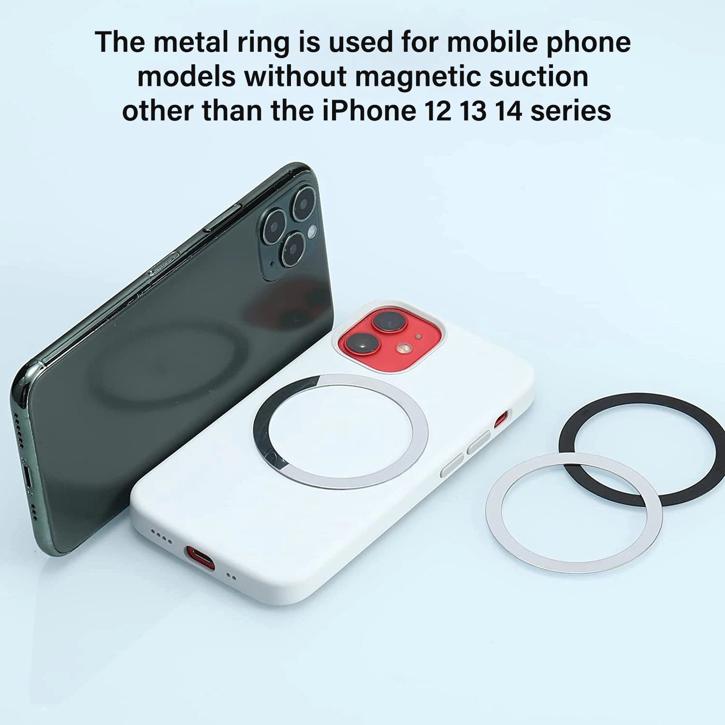 Magnetic Ring Holder For iPhone 14 13 12 Magnet Wall Mobile Phone Holder Magnetic Car Phone Stand for Magsafe case ipad Tablet
