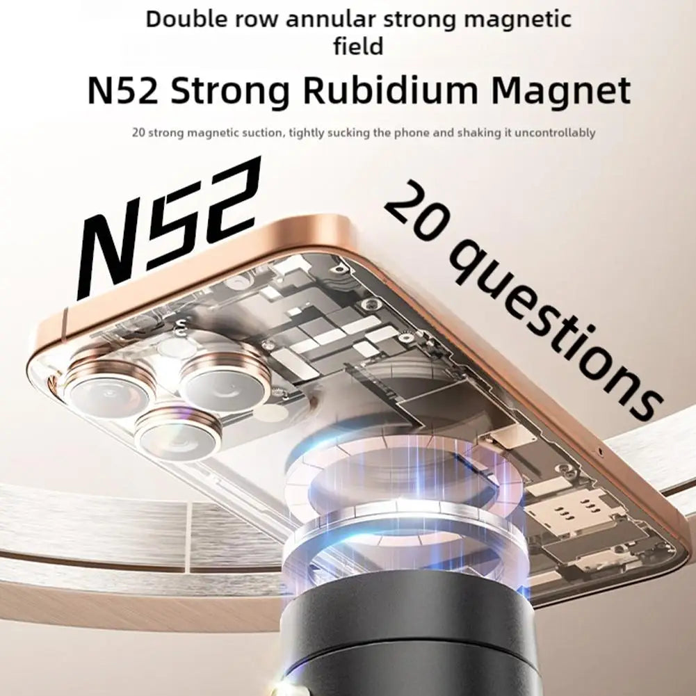 Double Sided Suction Cup Magnetic Phone Holder Lazy Multi-functional Foldable Storage Holder Vacuum Suction Phone Holder