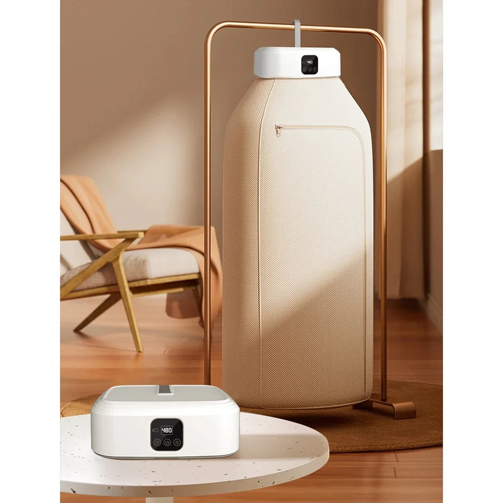 Foldable clothes dryer home adult baby smart dryer dormitory travel portable remote control dryer