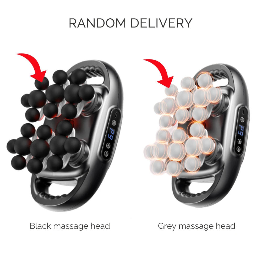 22-Head Fascia Gun High Frequency Vibration Body Massage Gun Back Massager Waist Massager Neck Shoulder Thigh Fascia Masajeador