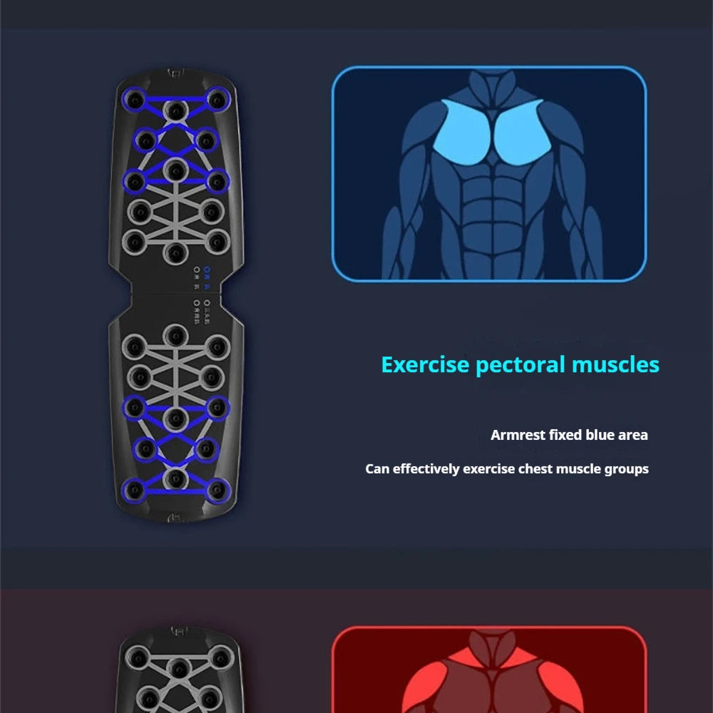 Foldable Multi-Functional Push Up Board Chest Abs Training Equipment Portable Home Gym Fitness Tool for Men Core Workout