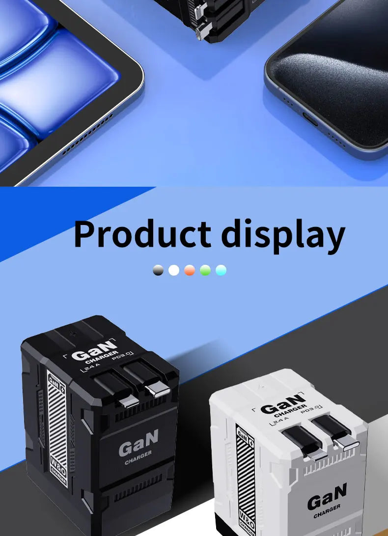 GaN 20W Fast charging PD3.0 Charger Type C lighting For iPhone 12 13 Samsung Huawei Xiaomi Mobile Phone EU/US Plug Wall Charger