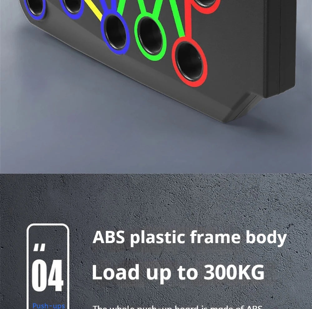 Foldable Multi-Functional Push Up Board Chest Abs Training Equipment Portable Home Gym Fitness Tool for Men Core Workout