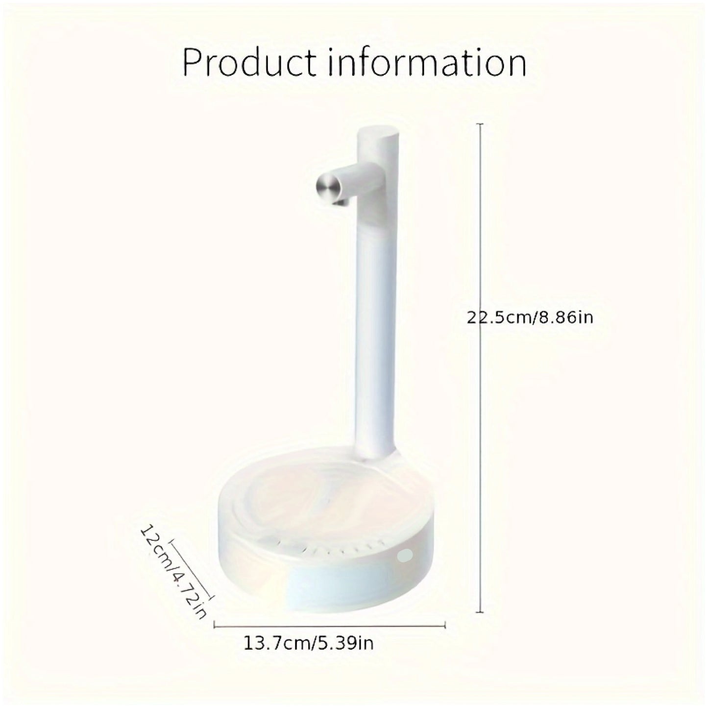 Intelligent desktop water dispenser, universal Type-C charging for desktop water dispensers, used for home office camping trips