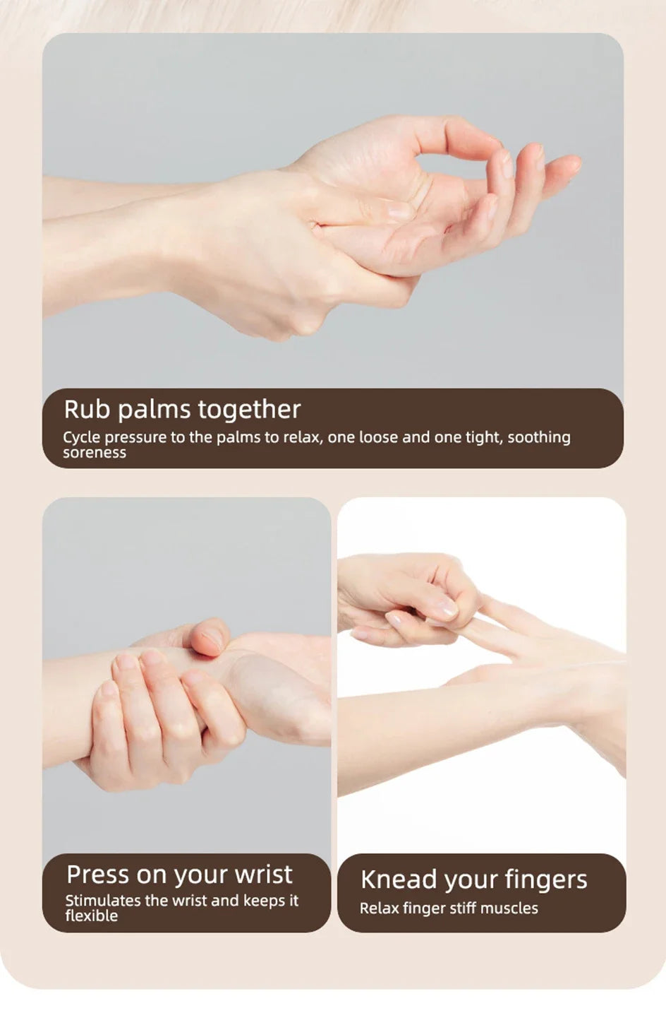 NEW Electric Hand Massager with Airbag Compression Cordless Glove Massager Application for Palm Finger Relaxation Gift