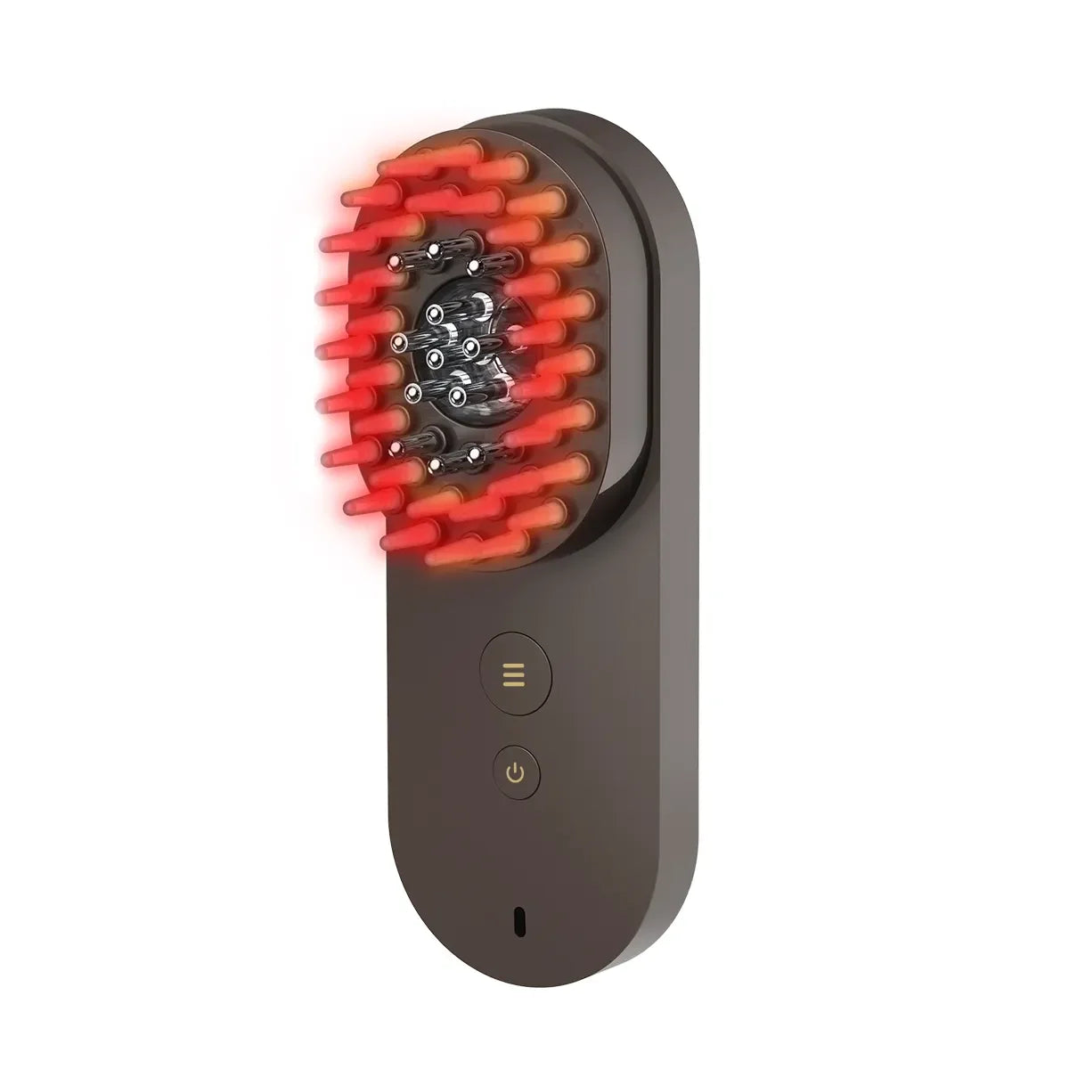 Electric Salon Scalp Care Hair Growth Comb LED Red Light Vibration Massage Comb Device