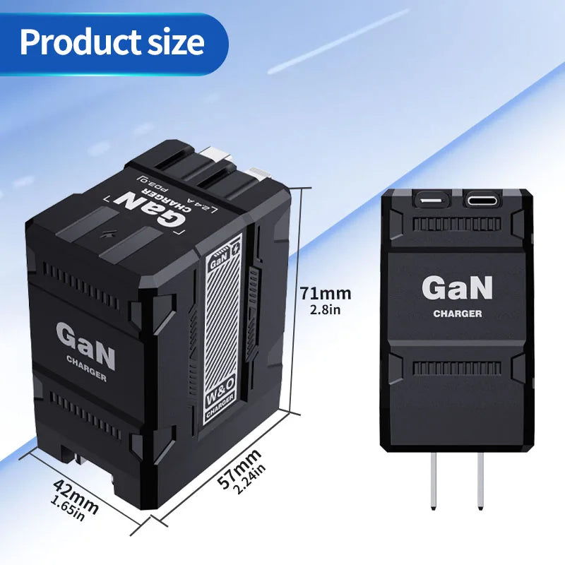 GaN 20W Fast charging PD3.0 Charger Type C lighting For iPhone 12 13 Samsung Huawei Xiaomi Mobile Phone EU/US Plug Wall Charger