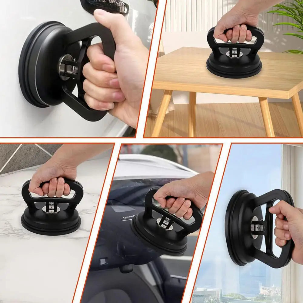 Auto Dent Removal Tool Set With Wash Mittens Scratch Cloth Rag Sponge Multipurpose Suction Cup Dent Pulling Kit Repair Tools