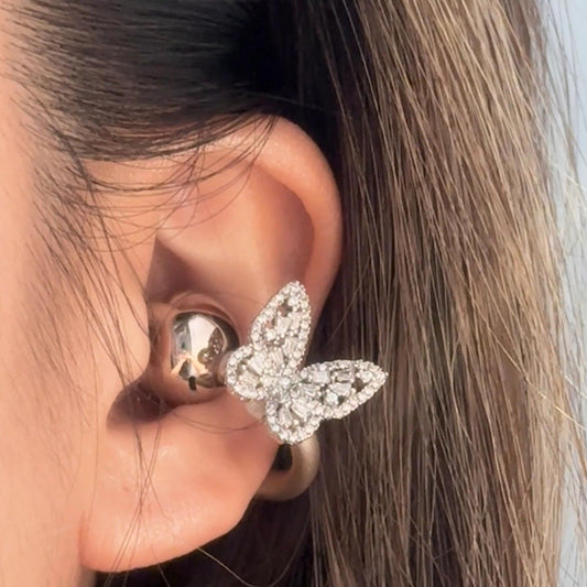 Air Clip Butterfly Diamond Earbuds