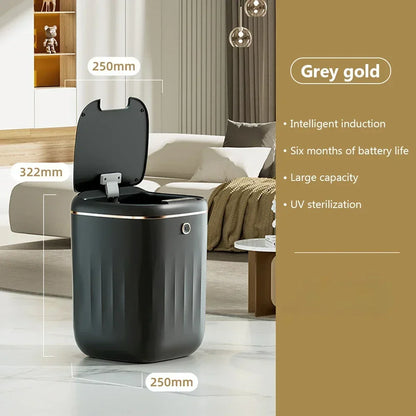 XIAOMI 20L Automatic Sensor Trash Can Rechargeable Smart Dustbin For Bathroom Toilet Touchless Wastebasket With Lid Smart Home