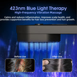 Electric Salon Scalp Care Hair Growth Comb LED Red Light Vibration Massage Comb Device