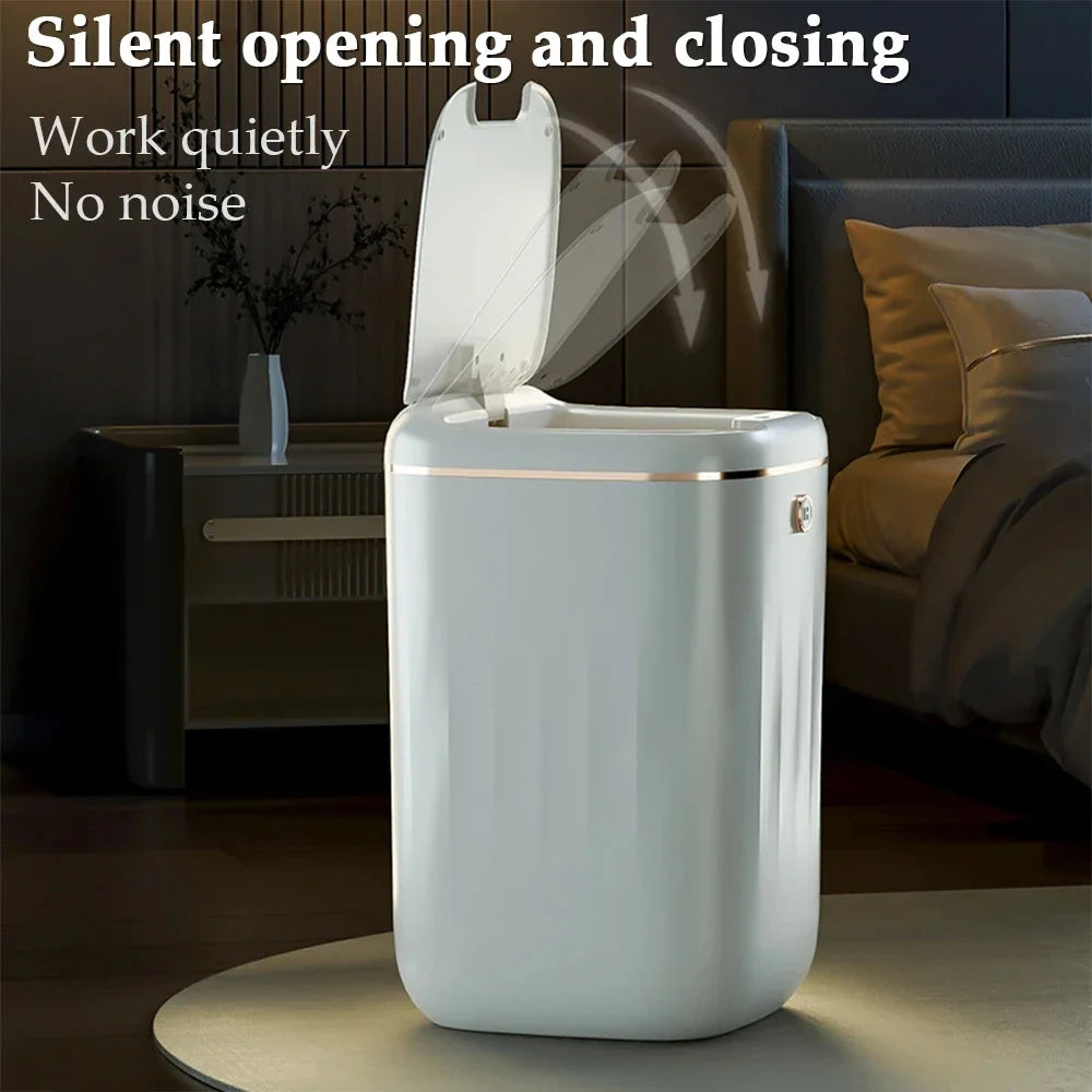 XIAOMI 20L Automatic Sensor Trash Can Rechargeable Smart Dustbin For Bathroom Toilet Touchless Wastebasket With Lid Smart Home