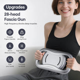 22-Head Fascia Gun High-Frequency Vibration Body Massage Gun Back and Waist Massager Neck Shoulder Massager Muscle masajeador