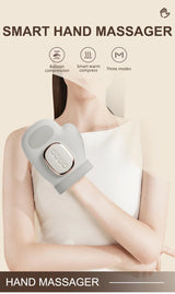 NEW Electric Hand Massager ｗith Airbag Compression Cordless Glove Massager Application for Palm Finger Relaxation Gift