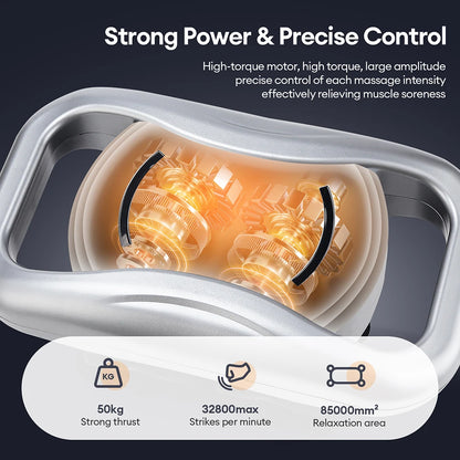 22-Head Fascia Gun High-Frequency Vibration Body Massage Gun Back and Waist Massager Neck Shoulder Massager Muscle masajeador