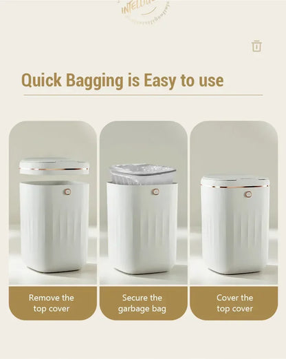 XIAOMI 20L Automatic Sensor Trash Can Rechargeable Smart Dustbin For Bathroom Toilet Touchless Wastebasket With Lid Smart Home